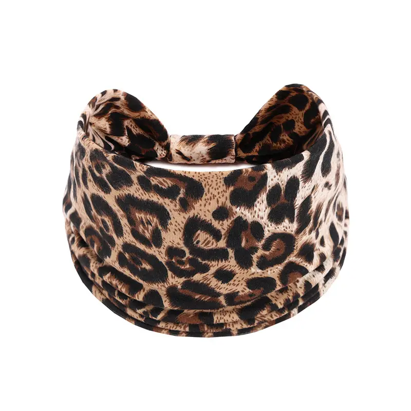 European and American bohemian sports hair band cashew yoga antiperspirant sweat absorbent elastic cotton headband women's headdress hair accessories - Image 45