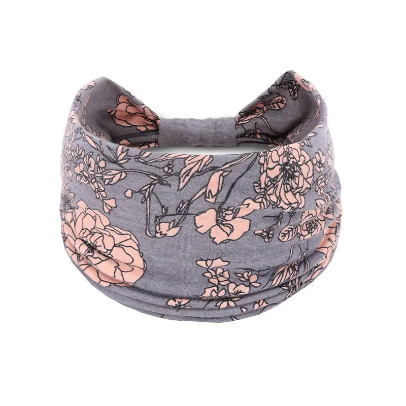 European and American bohemian sports hair band cashew yoga antiperspirant sweat absorbent elastic cotton headband women's headdress hair accessories - Image 55