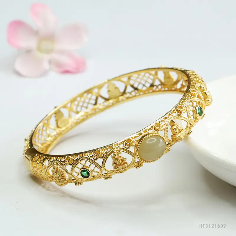 Guan Yu Jade Bracelet Eight Guardian Gods Clear Water Material — feature 8