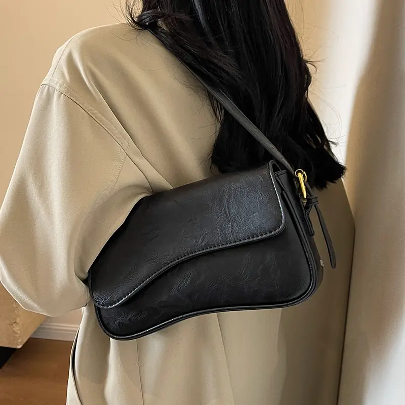 Brown Leather Shoulder Crossbody Bag for Women 2026 - Image 8