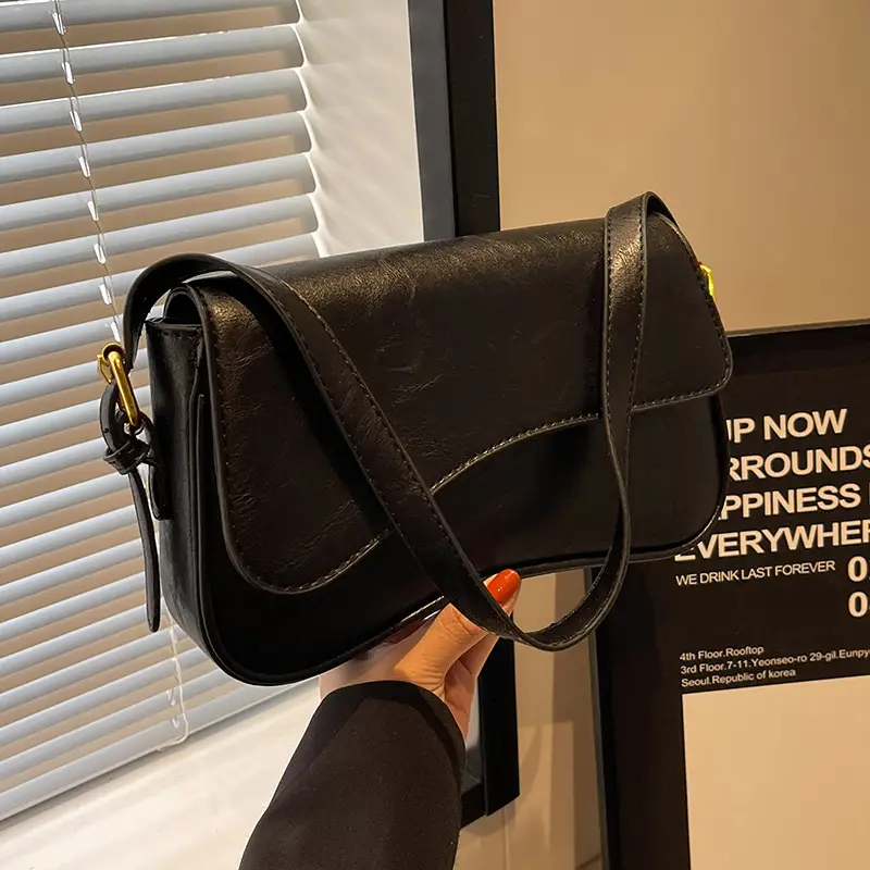 Brown Leather Shoulder Crossbody Bag for Women 2026 - Image 9