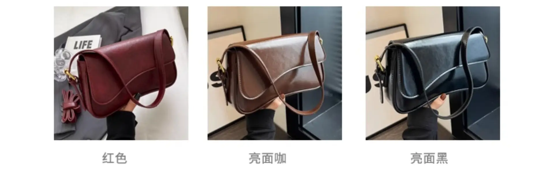 Brown Leather Shoulder Crossbody Bag for Women 2026 — feature 13