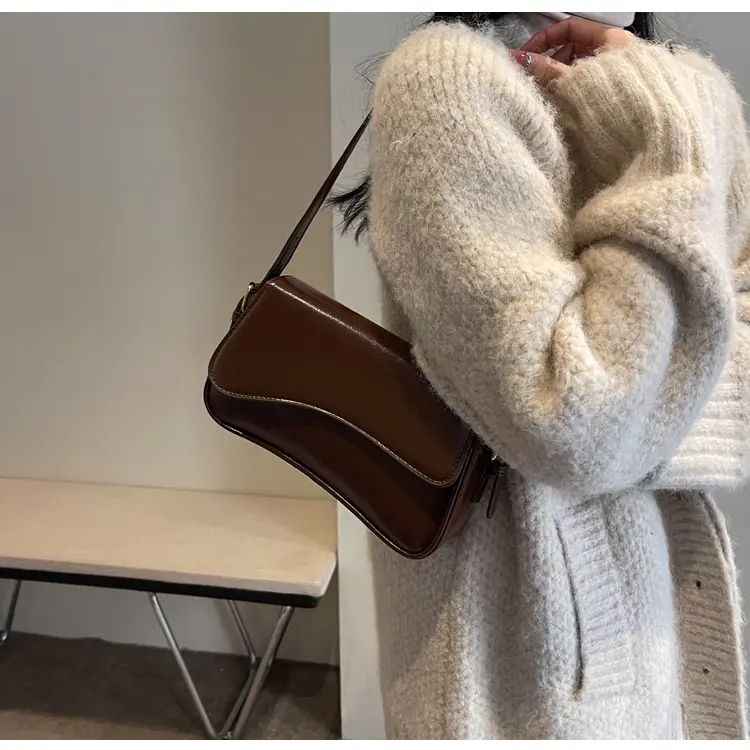 Brown Leather Shoulder Crossbody Bag for Women 2026 — feature 36