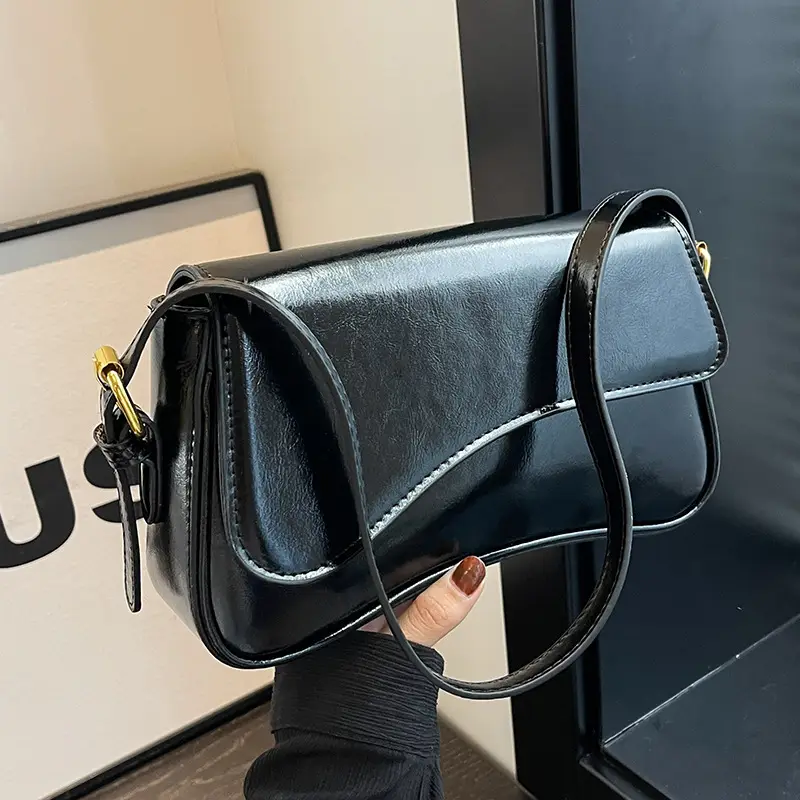 Brown Leather Shoulder Crossbody Bag for Women 2026 - Image 5