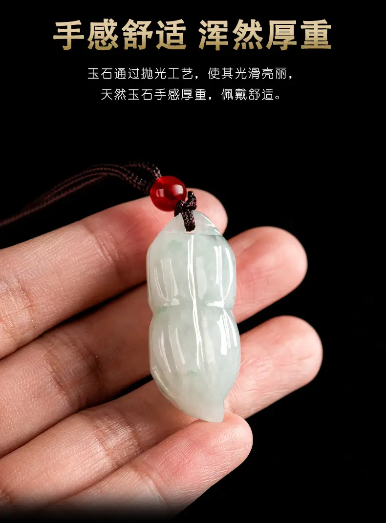 Natural Burmese Jadeite Pendant for Women — feature 10
