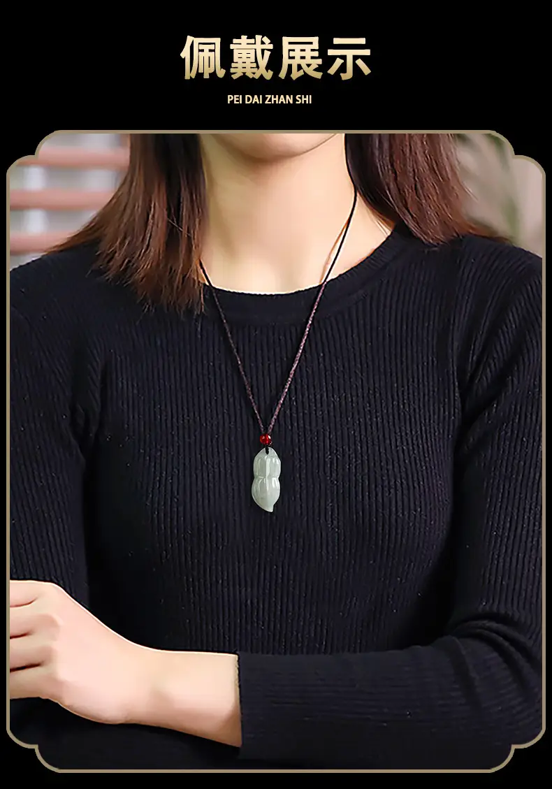 Natural Burmese Jadeite Pendant for Women — feature 6