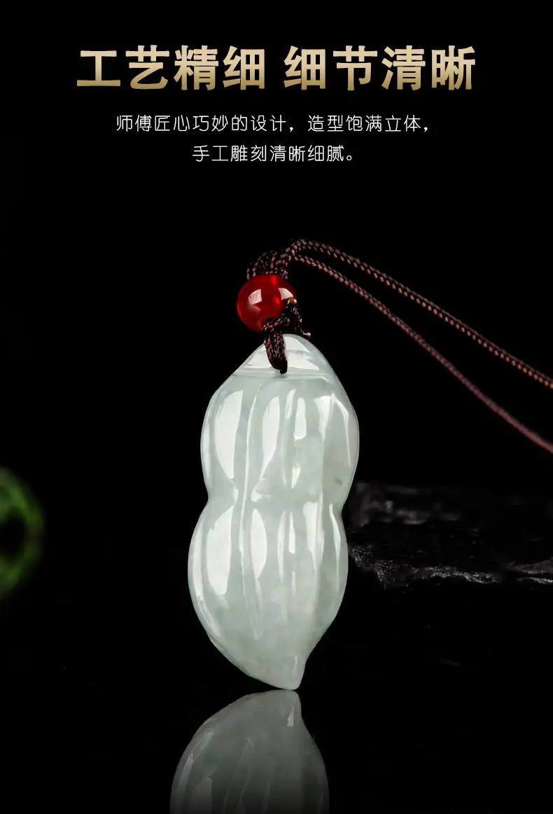Natural Burmese Jadeite Pendant for Women — feature 7