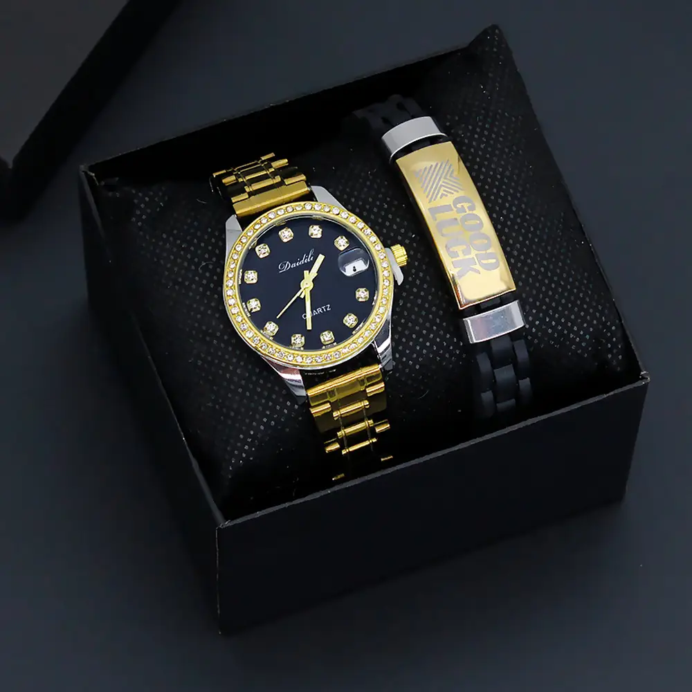 Women's Gold & Silver Watch Set Birthday Gift — feature 6