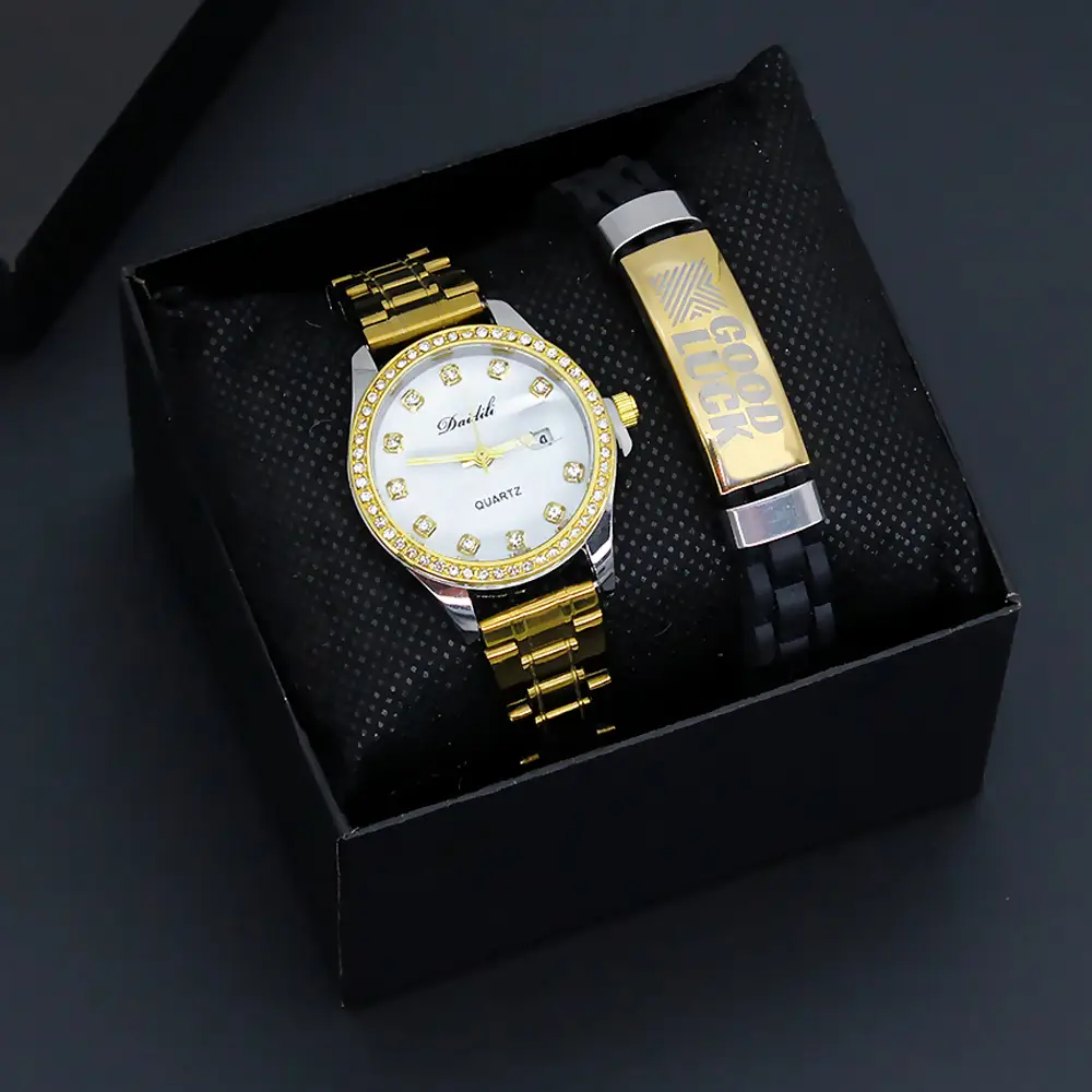 Women's Gold & Silver Watch Set Birthday Gift — feature 8