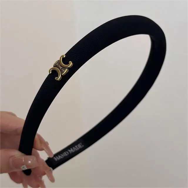 Chanel Style White Hairpin with Gold Clasp - Image 3