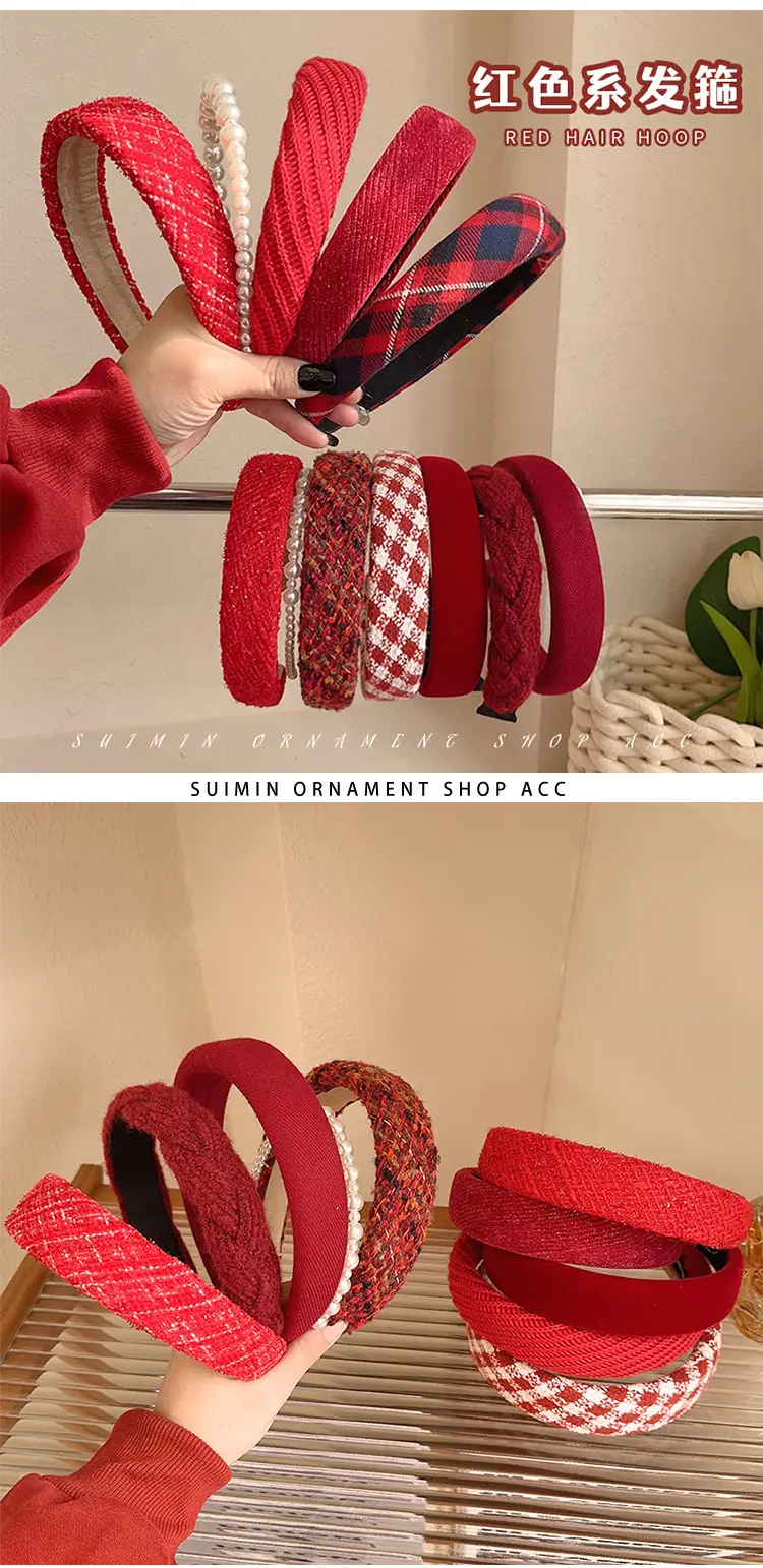 Green Plush Skull Top Headband for Hair Styling — feature 1