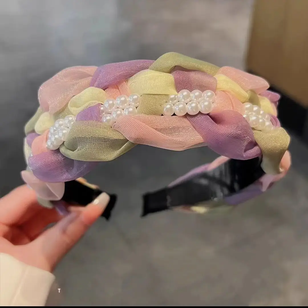 Green Plush Skull Top Headband for Hair Styling - Image 94