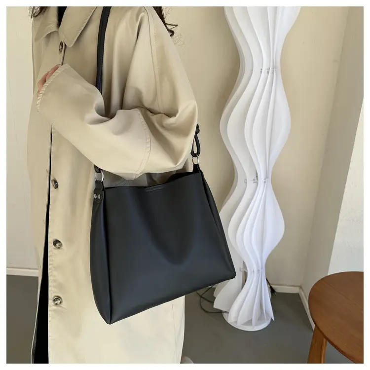 Korean Style Brown Textured Shoulder Bag for Women — feature 20