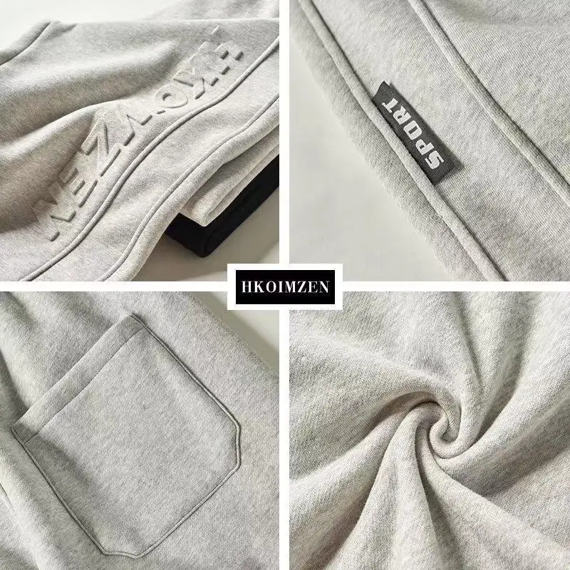 Men Fleece Lined Ankle Sweatpants Black — feature 21