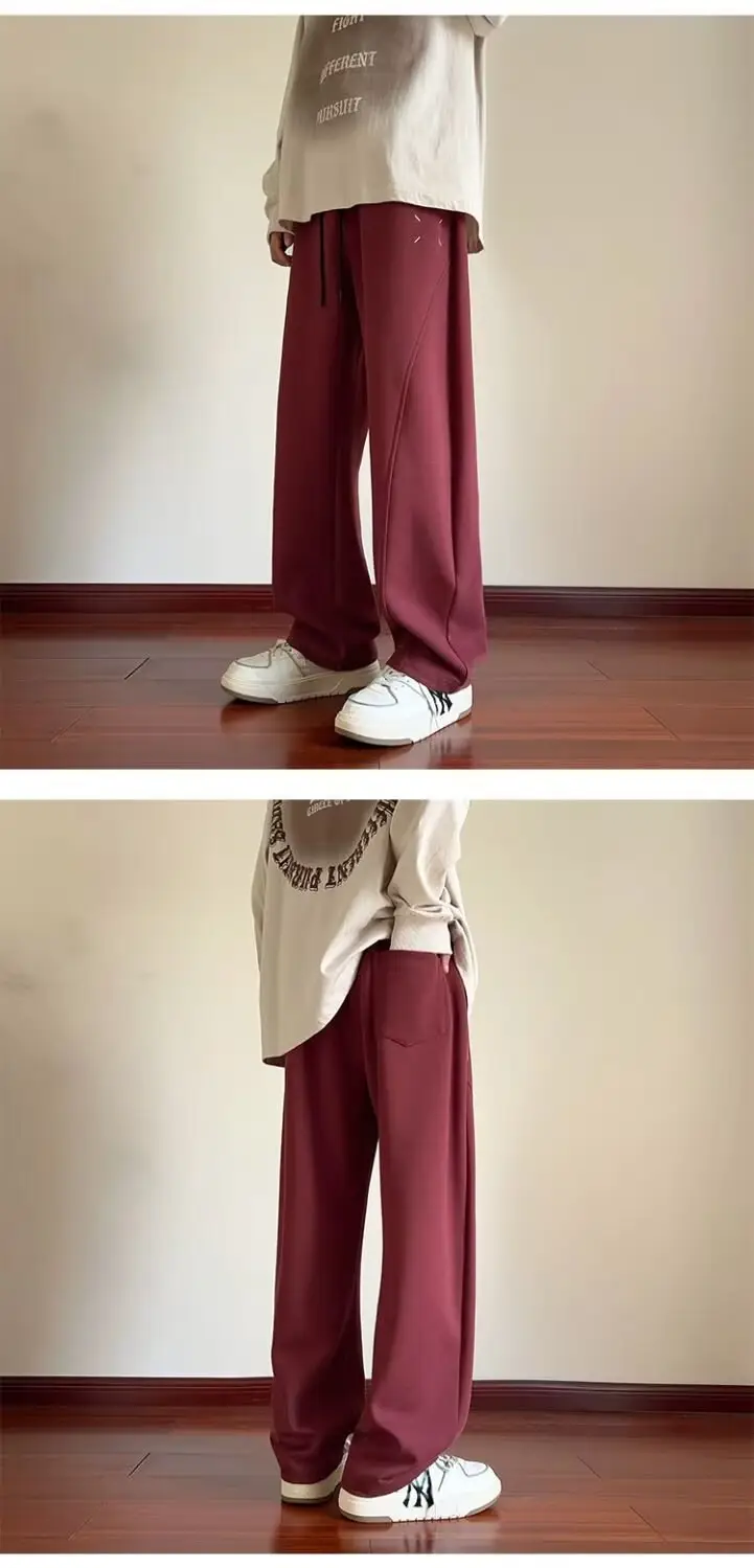Men Fleece Lined Machete Pants Grey Black Red — feature 10