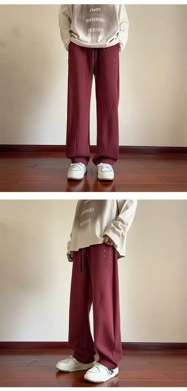 Men Fleece Lined Machete Pants Grey Black Red — feature 9