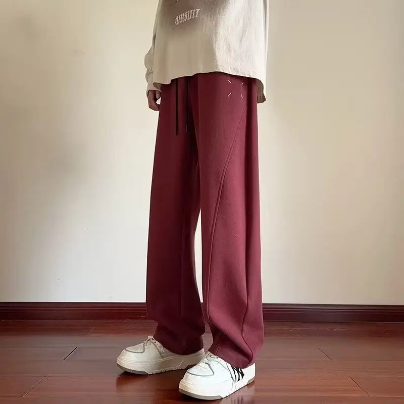 Men Fleece Lined Machete Pants Grey Black Red
