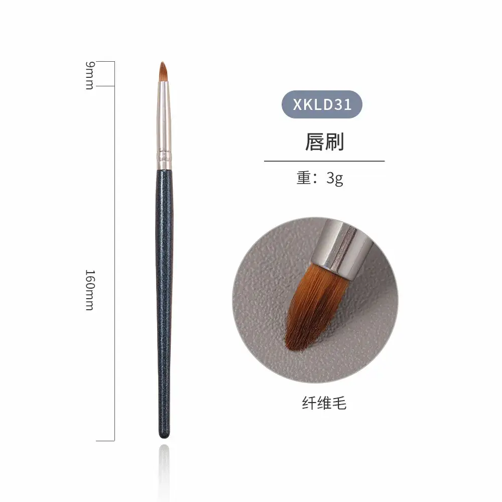 Real Wool Makeup Brush for Sickle Nose Shadow Concealer