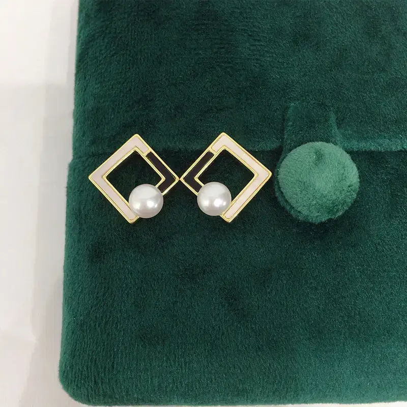 18K Gold-Filled Square Pearl Earrings for Women — feature 8