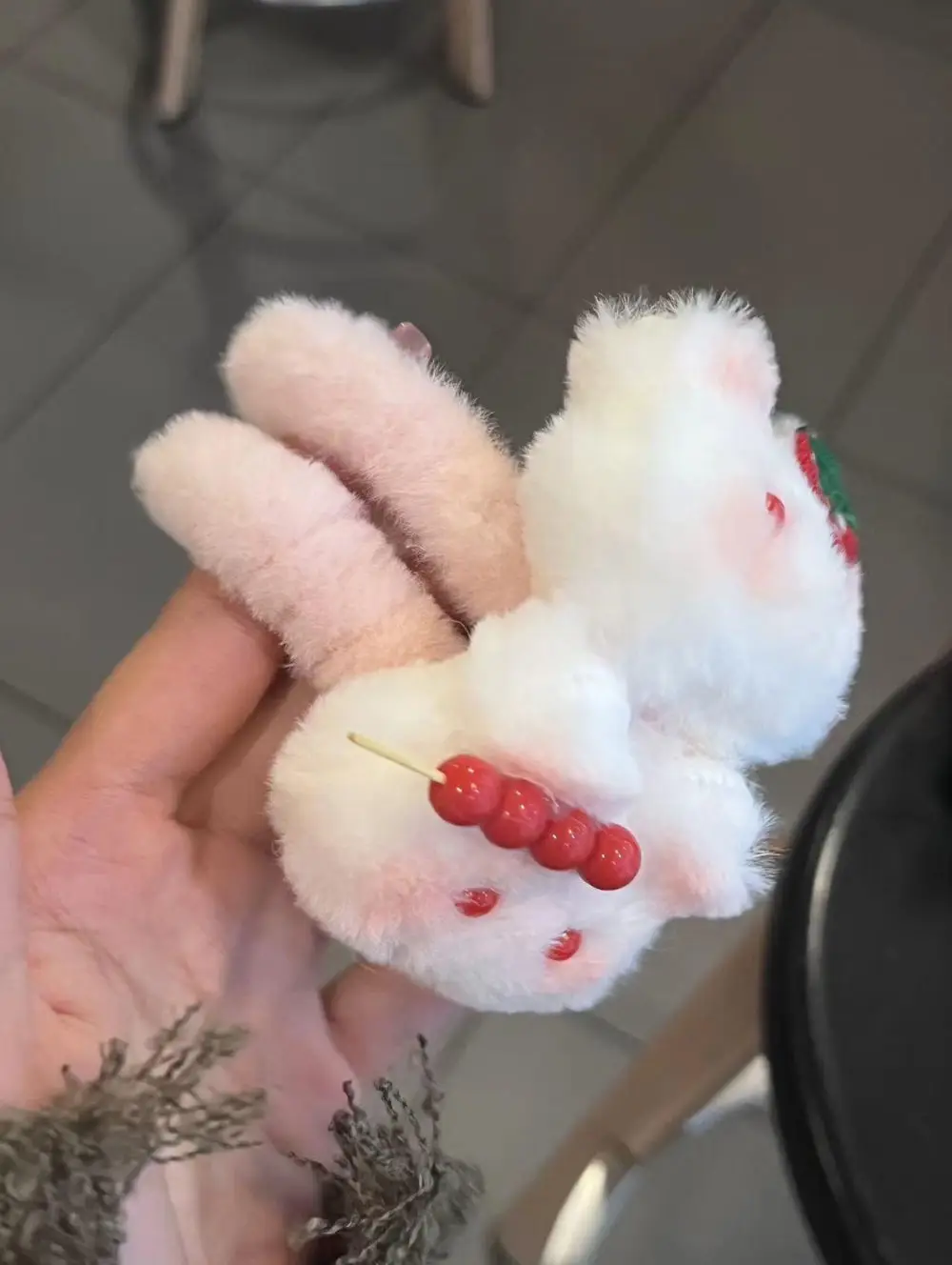 Cute Strawberry Rabbit Hair Rings for Girls — feature 9