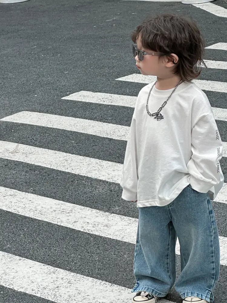 Purple Long Sleeve Kids T-Shirt 2025 - Image 4