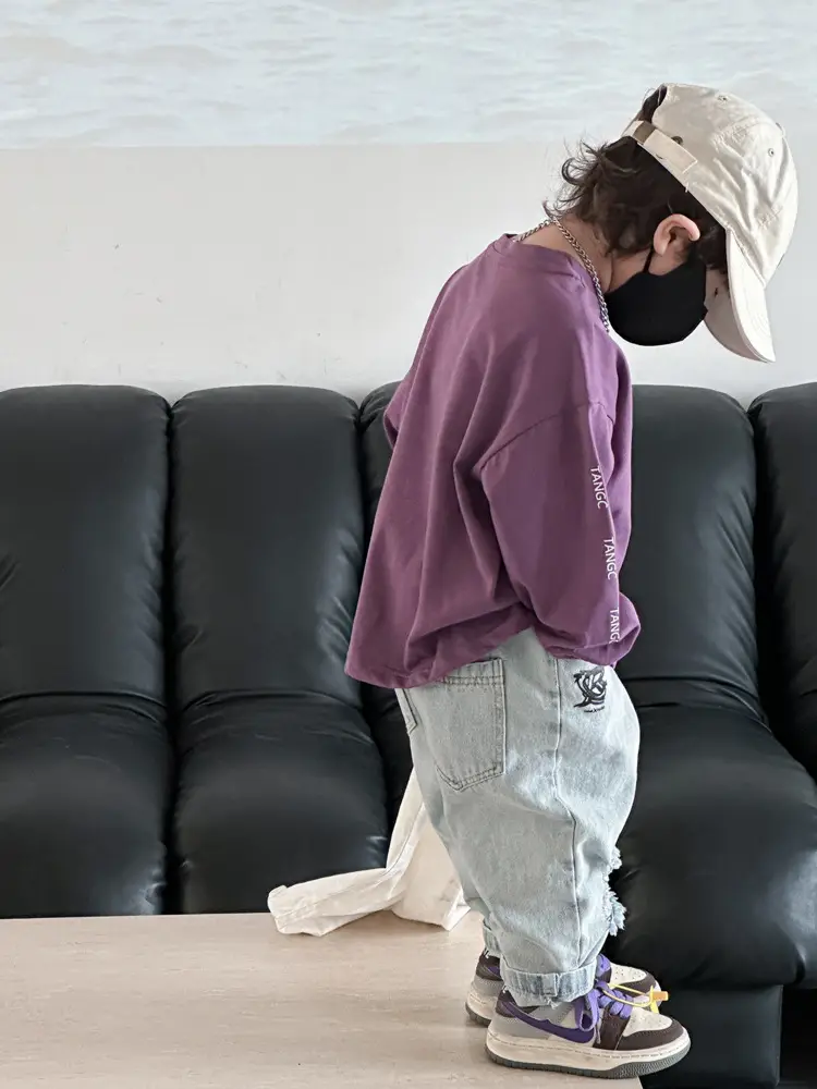 Purple Long Sleeve Kids T-Shirt 2025 — feature 14