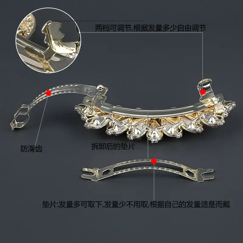 High-end Rhinestone Hairpin for Women - Image 8