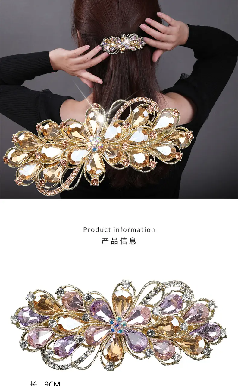 High-end Rhinestone Hairpin for Women — feature 6