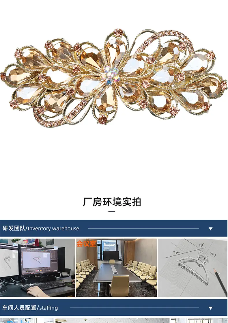 High-end Rhinestone Hairpin for Women — feature 8