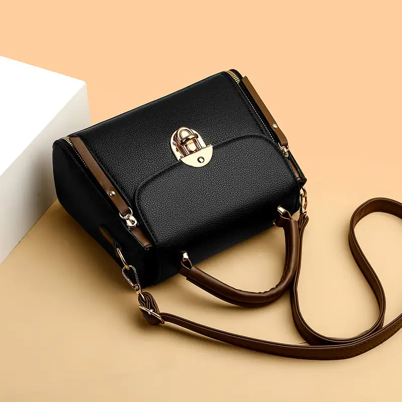 Black Crossbody Bag Women Retro Square 2026 - Image 4