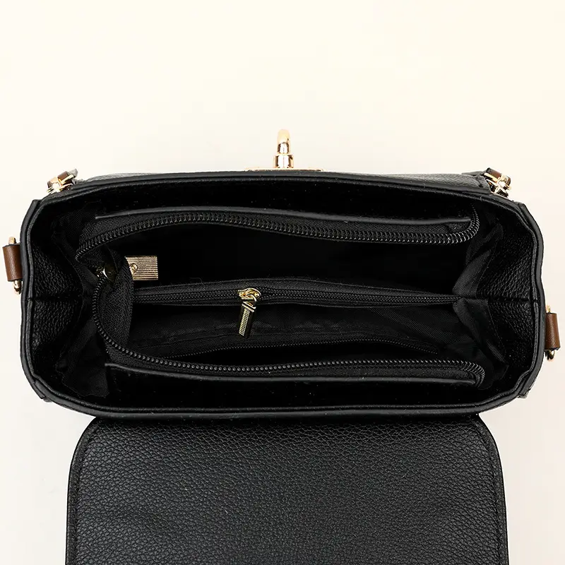 Black Crossbody Bag Women Retro Square 2026 - Image 5