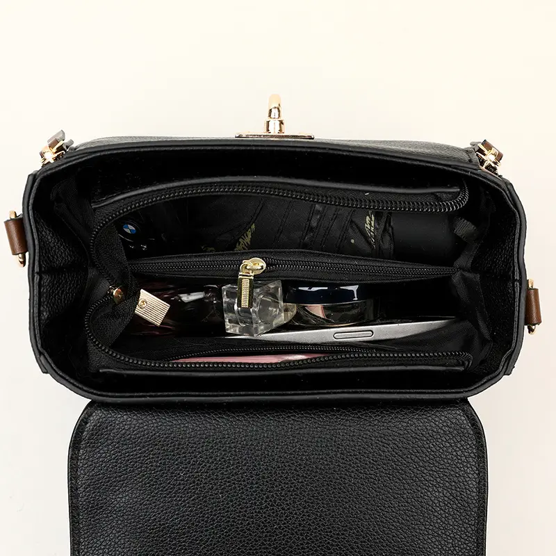 Black Crossbody Bag Women Retro Square 2026 - Image 6