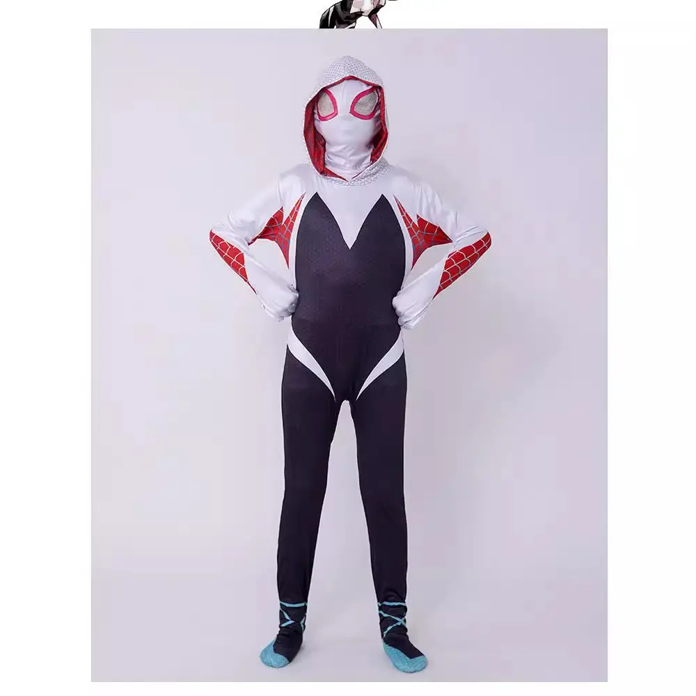 Gwen Stacy Spider-Woman Cosplay Costume Venom Spider Marvel Jumpsuit Street Fashion Essential
