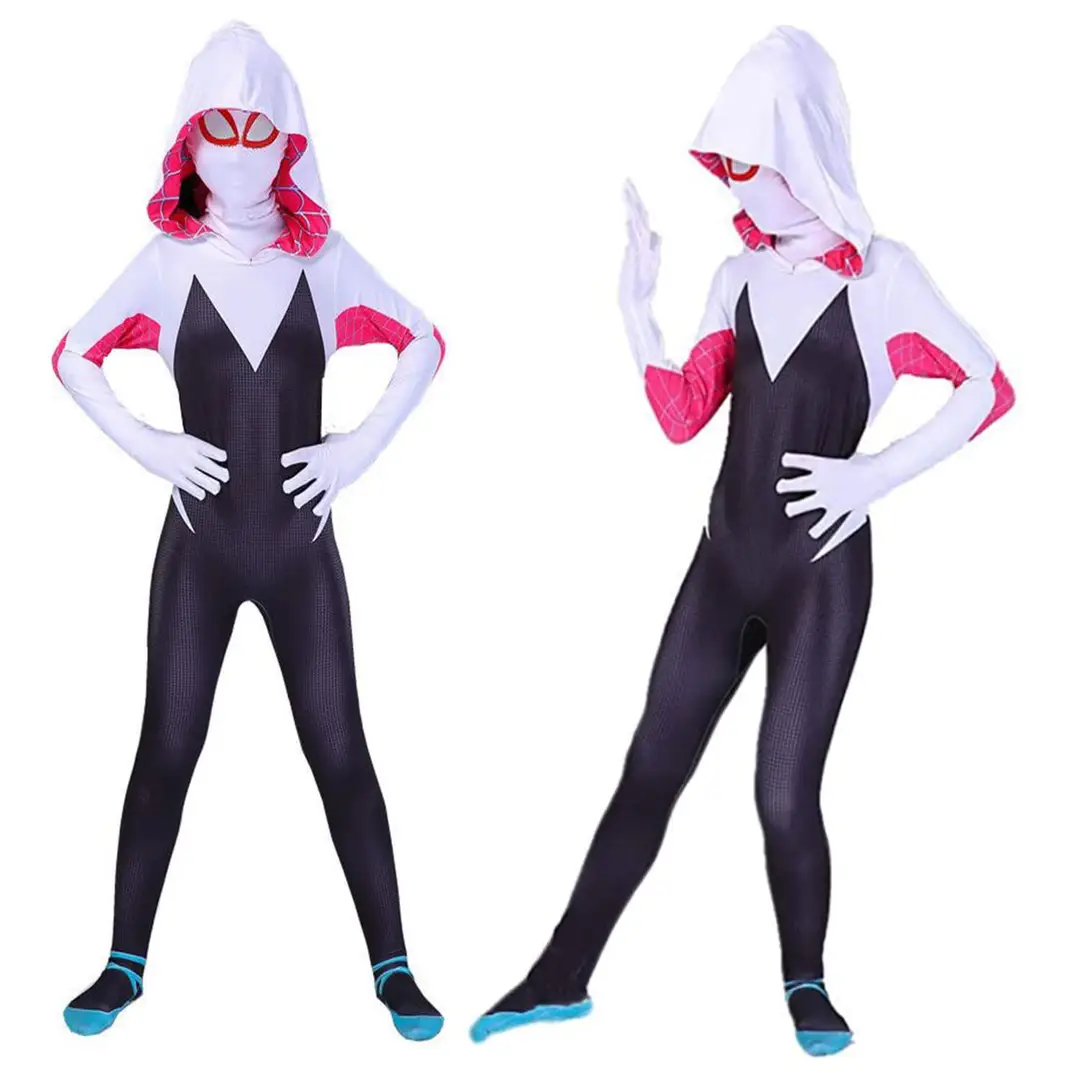 Gwen Stacy Spider-Woman Cosplay Costume Venom Spider Marvel Jumpsuit Street Fashion Essential