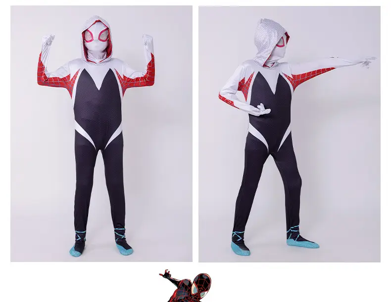 Gwen Stacy Spider-Woman Cosplay Costume Venom Spider Marvel Jumpsuit Street Fashion Essential — feature 2