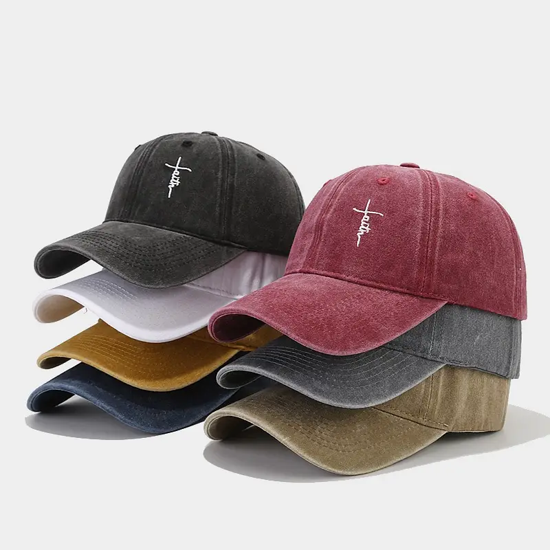 Men Women Embroidered Baseball Cap White - Image 8