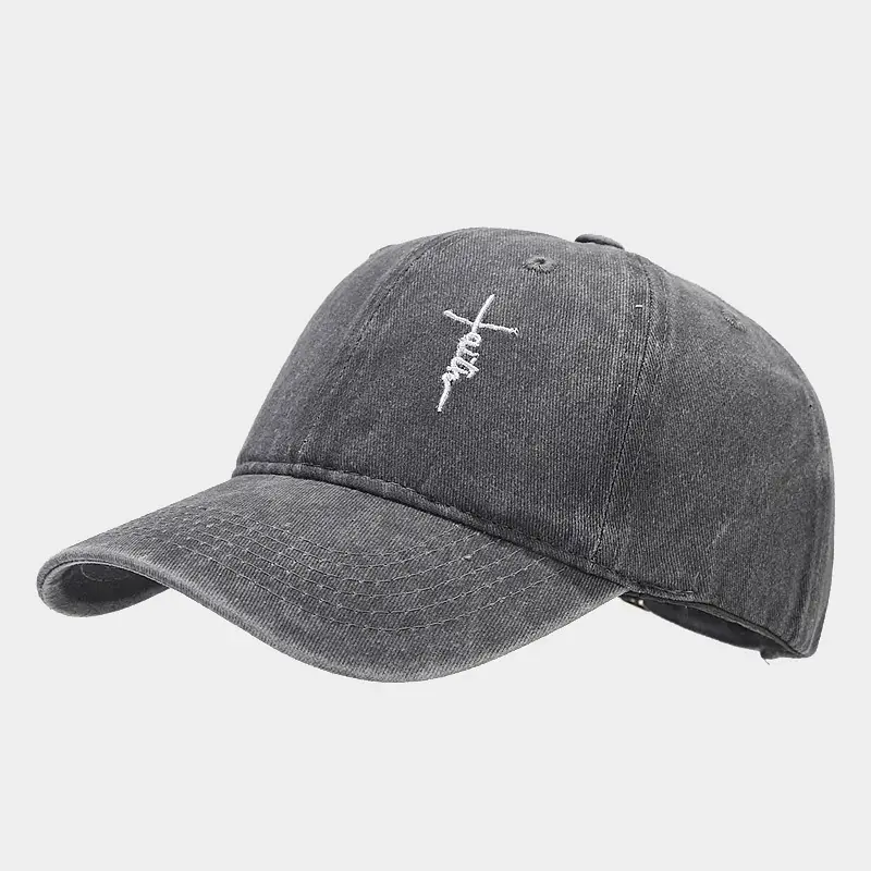 Men Women Embroidered Baseball Cap White - Image 3