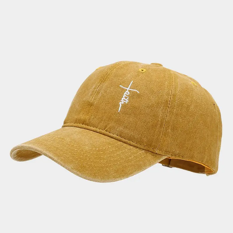 Men Women Embroidered Baseball Cap White - Image 4