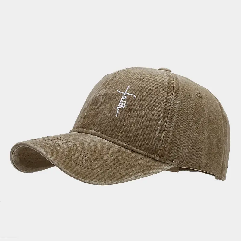 Men Women Embroidered Baseball Cap White - Image 6