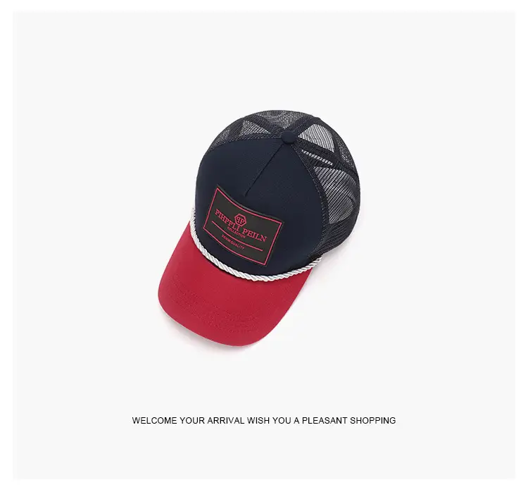 Men's Mesh Baseball Cap SPF50+ Red Black UV Protection — feature 9