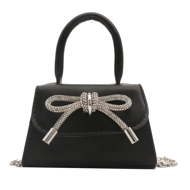 Pink Korean Bow Mini Shoulder Messenger Bag - Image 10