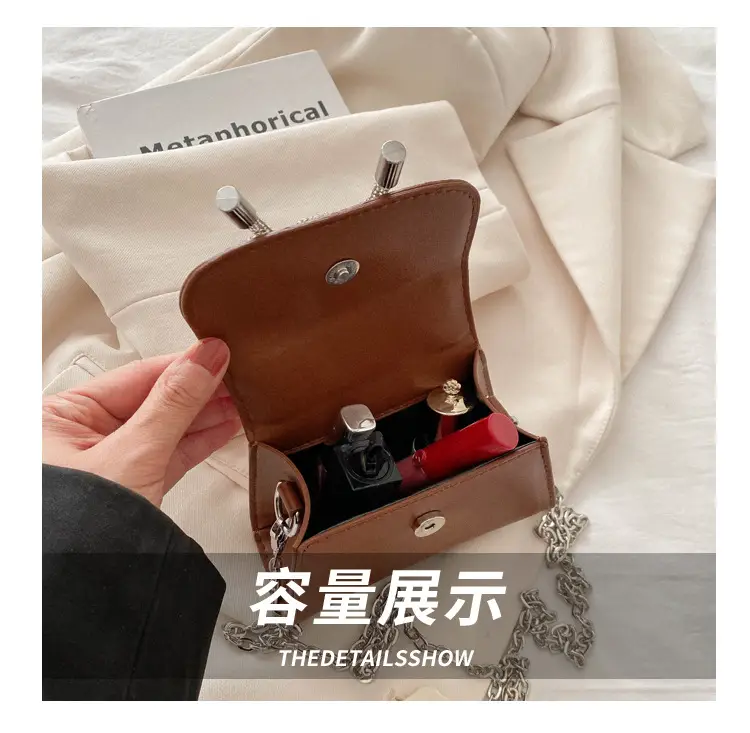 Pink Korean Bow Mini Shoulder Messenger Bag — feature 6