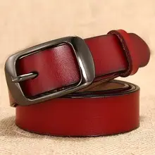 Cross-border Leather Belt with Gold Alloy Buckle — feature 6
