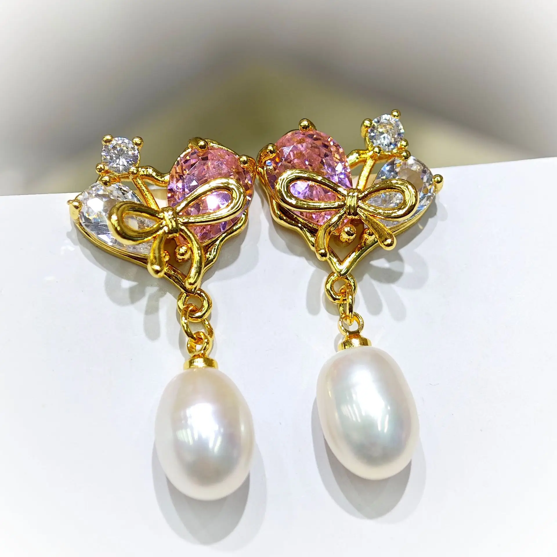 S925 Gold Pearl Star Earrings for Women - Image 14
