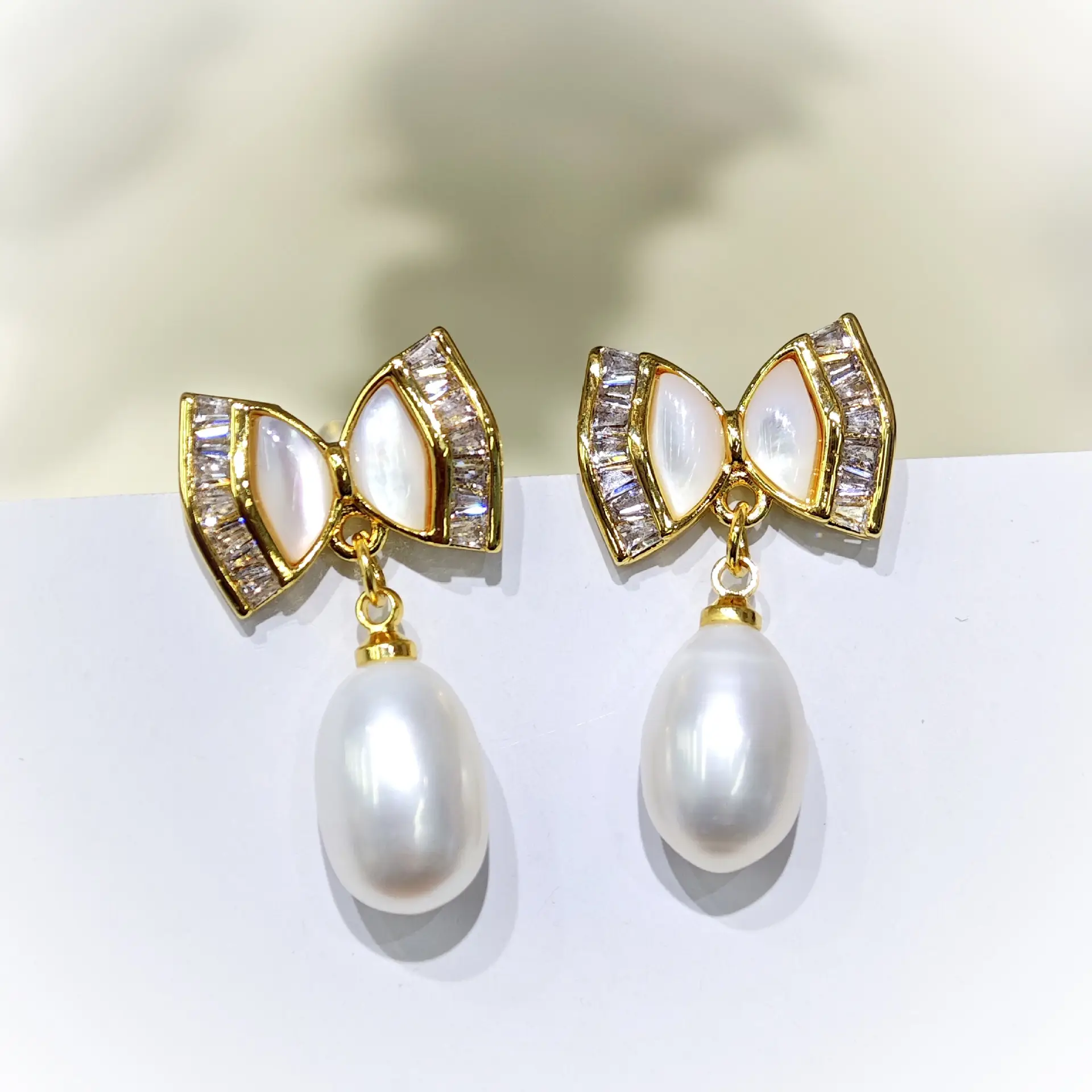 S925 Gold Pearl Star Earrings for Women - Image 15