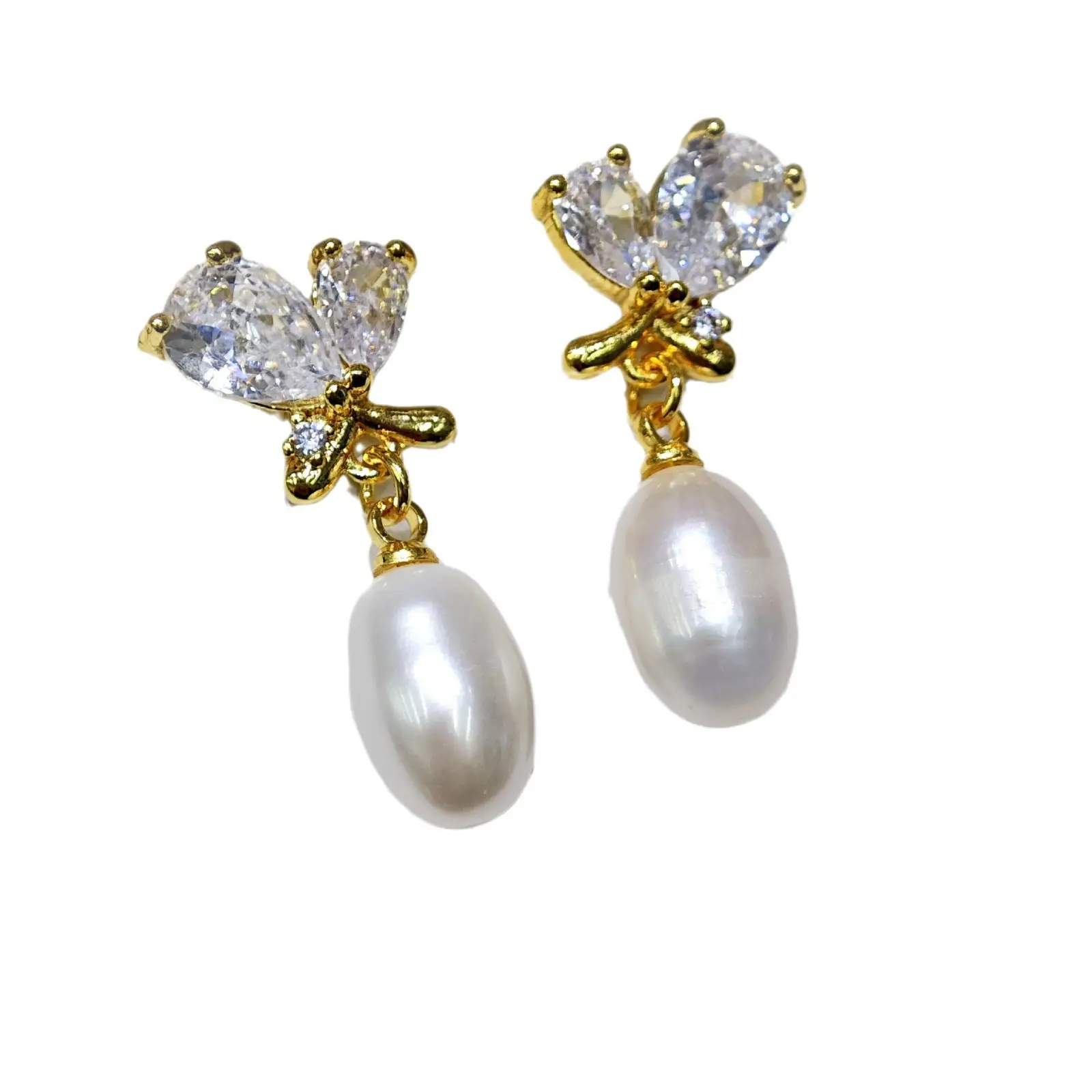 S925 Gold Pearl Star Earrings for Women - Image 16