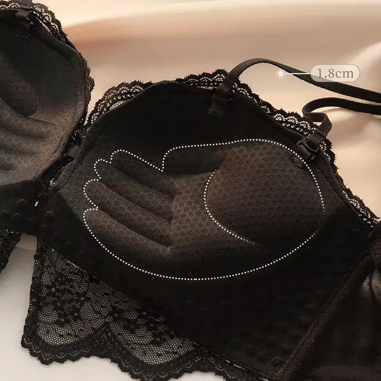 Lace Push Up Bra for Women Small Chest Anti Sagging - Image 7