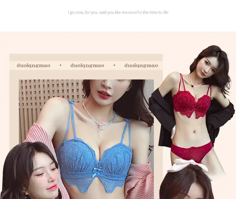 Lace Push Up Bra for Women Small Chest Anti Sagging — feature 30