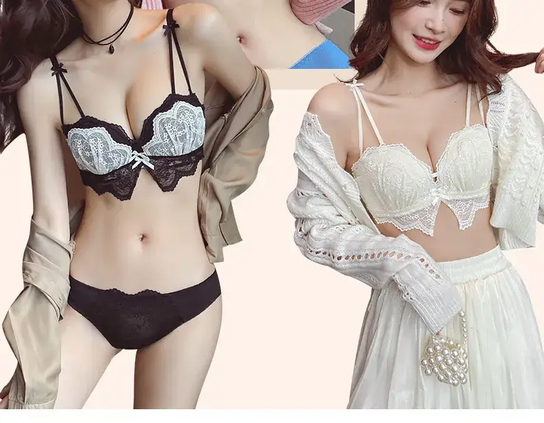 Lace Push Up Bra for Women Small Chest Anti Sagging — feature 31