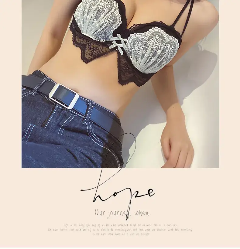 Lace Push Up Bra for Women Small Chest Anti Sagging — feature 35